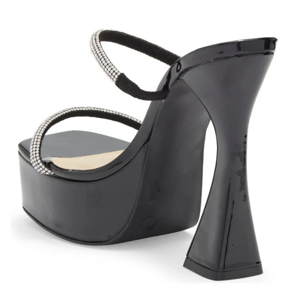WILD DIVA ❤️‍🔥 PLATFORM DIAMOND HEELS